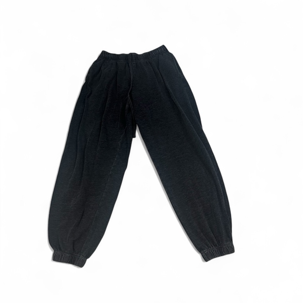 Garage Women’s Ultrafleece Straight Leg Joggers Small Acid wash Gray Black